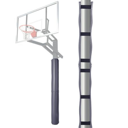 Basketball Pole Pad, 71 inch Tall and 1.2 inch Thick Heavy Duty Wrap Around Pole Padding, Fits 2-6.3 Round & 4.5x4.5 inch Square Pole, All-weather Waterproof Protective Pad for Basement Garage
