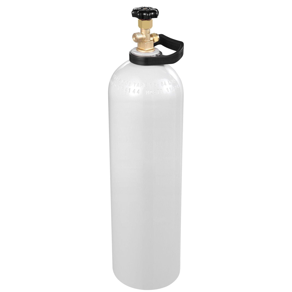 CO2 Tank, 15 lbs New Aluminum Alloy Cylinder, CO2 Air Tank with Light Spray Coating, CGA320 Valve, Handle & Adjustable Pressure, DOT Approved Cylinder for Draft Beer Dispensing and Soda Maker