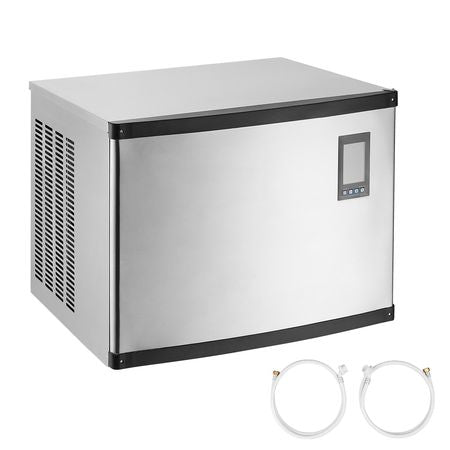 Commercial Ice Maker Machine - Head, 1000 Lbs/Day Stainless Steel Ice Machine with Scheduled Ice-Making, Self-Cleaning, Adjustable Thickness, Ideal for Restaurant Bar Cafe Hotel - Head Only