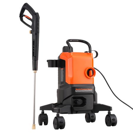 Electric Pressure Washer, Max 2700 PSI and 1.8 GPM, High Power Pressure Cleaning Machine with 4 Quick Connect Nozzles and a Foam Cannon, Ideal for Cars/Fences/Driveways/Patios/Home Cleaning