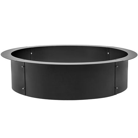Fire Pit Ring 42-Inch Outer/36-Inch Inner Diameter, Fire Pit Insert 3.0mm Thick Heavy Duty Solid Steel, Fire Pit Liner DIY Campfire Ring Above or In-Ground for Outdoor