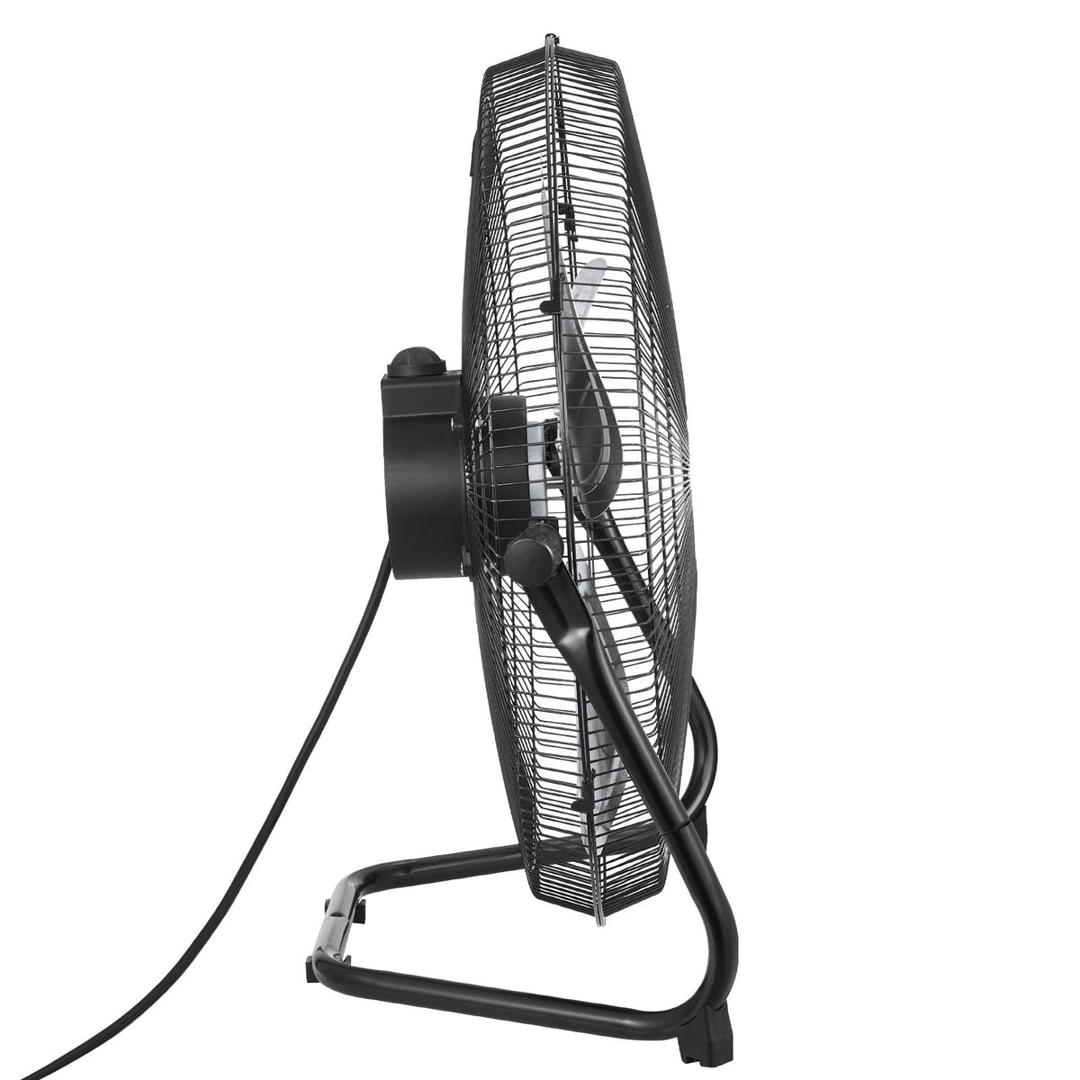 Floor Fan, 3 Speeds High Velocity Heavy Duty 18 Inch Industrial Fan, 4000 CFM 360° Adjustable Tilt 19.69 ft/sec Airflow Large Metal Fan, for Home, Gym, Office, Garage, Commercial Shop & Bedroom