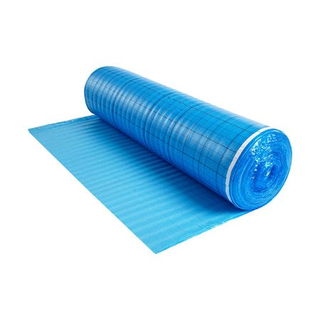 Floor Underlayment 200 sq. ft/Roll, 3-in-1 3 mm Thick Flooring Padding with Tape & Vapor Barrier, Heavy Duty EPE Foam with Blue PE, Soundproofing and Noise Reduction,for Laminate Wood Floors