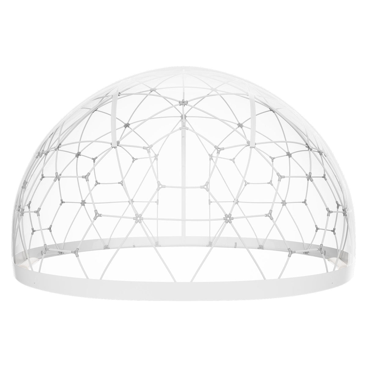 Garden Dome Igloo Tent House, 9.5 FT Dome Tent, Upgraded Garden Igloo with PVC Transparent Cover and Window, Waterproof Outdoor Geodesic Dome Camping Shelter for Patio, Dining Backyard, Party