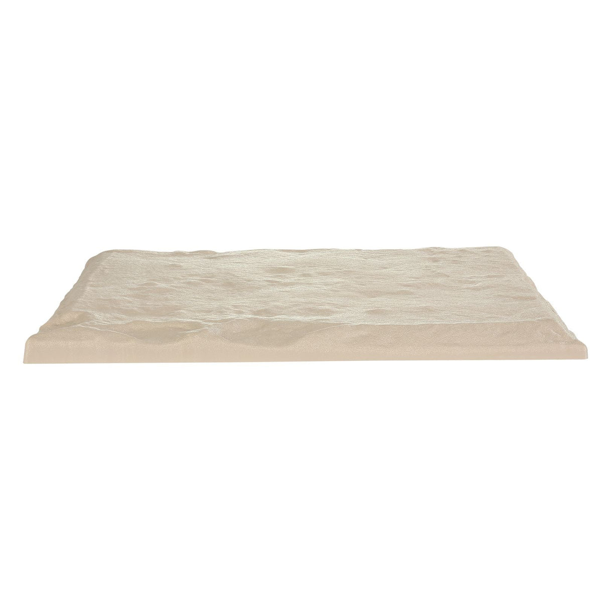 Garden Stepping Stones, 8Pcs 15.5 x 15.5 in, Decorative Stepping Stones with Stakes, Weather-Resistant Plastic Pathway Pavers, Smooth Surface, Outdoor Walkway for Lawn Patio Landscape, Beige