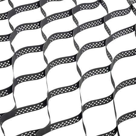 Gravel Grid, 2 Inch Depth, 17.06 x 8.86 FT / 5200 x 2700 mm, 1880 LBS Per Sq ft Grass Ground Retainer, Permeable Geo Grids Driveway Stabilization, for Garden, Patio, Walkway, RV Parking Slopes
