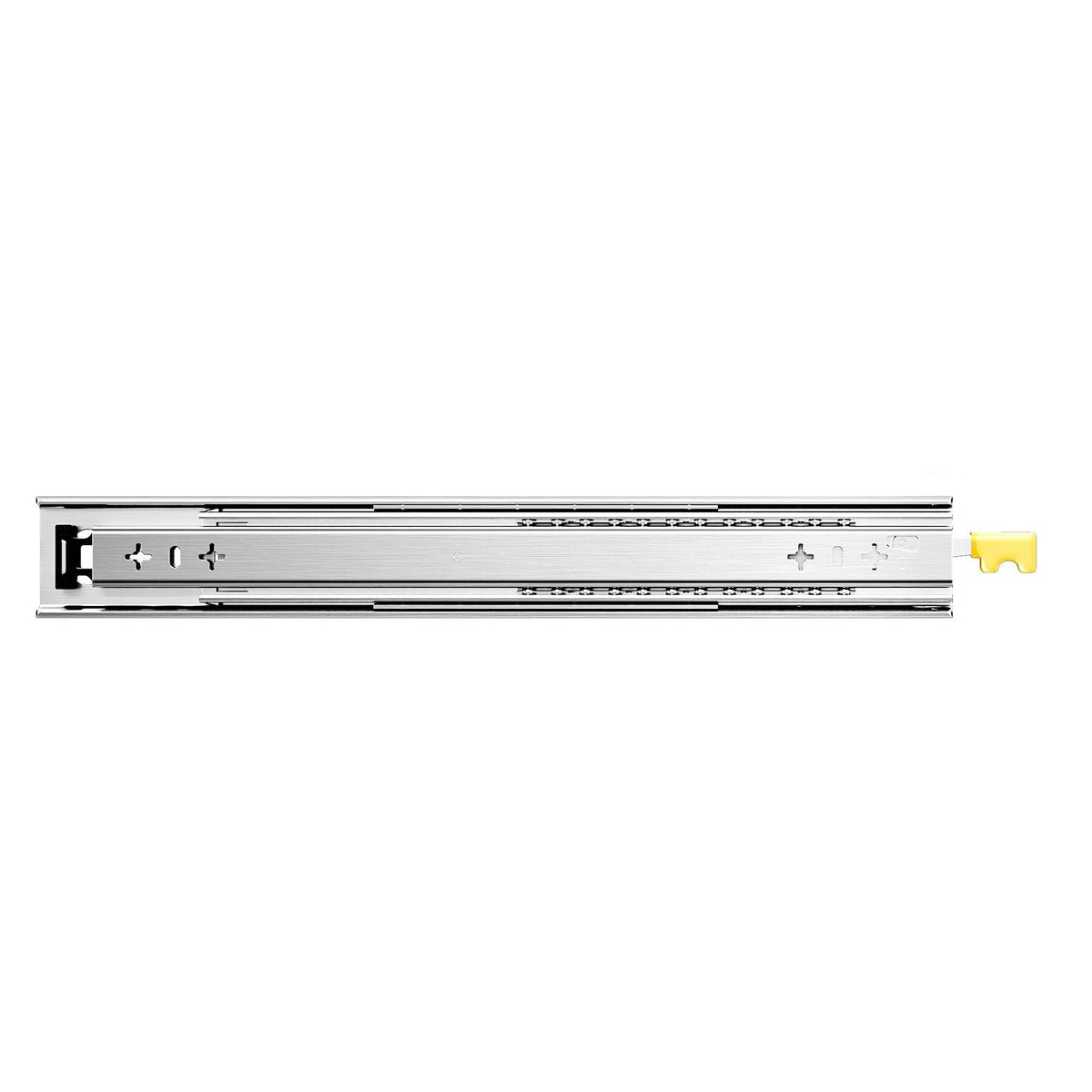 Heavy Duty Drawer Slides 36inch, 1 Pair Locking Drawer Slides 250lbs Load Capacity, Side Mount Ball Bearing, 3-Fold Full Extension