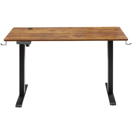 Height Adjustable Desk, 47.2 x 23.6 in, 3-Key Modes Electric Standing Desk, Whole Piece Desk Board, Sturdy Dual Metal Frame, Max. Loading 180 LBS Computer Sit Stand up Desk, for Home and Office