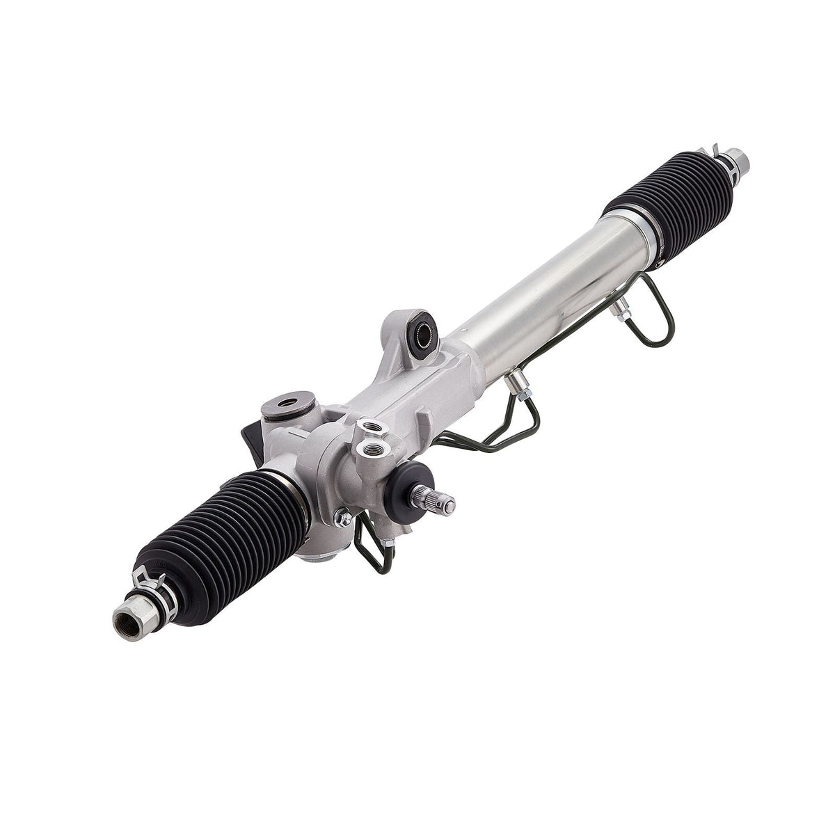 Hydraulic Power Steering Rack and Pinion, with Dust Boot, Compatible with 1996-2000 Toyota 4Runner L4 2.7L, 1996-2002 Toyota 4Runner V6 3.4L, 1998-2004 Toyota Tacoma L4 2.7L / V6 3.4L (RWD)