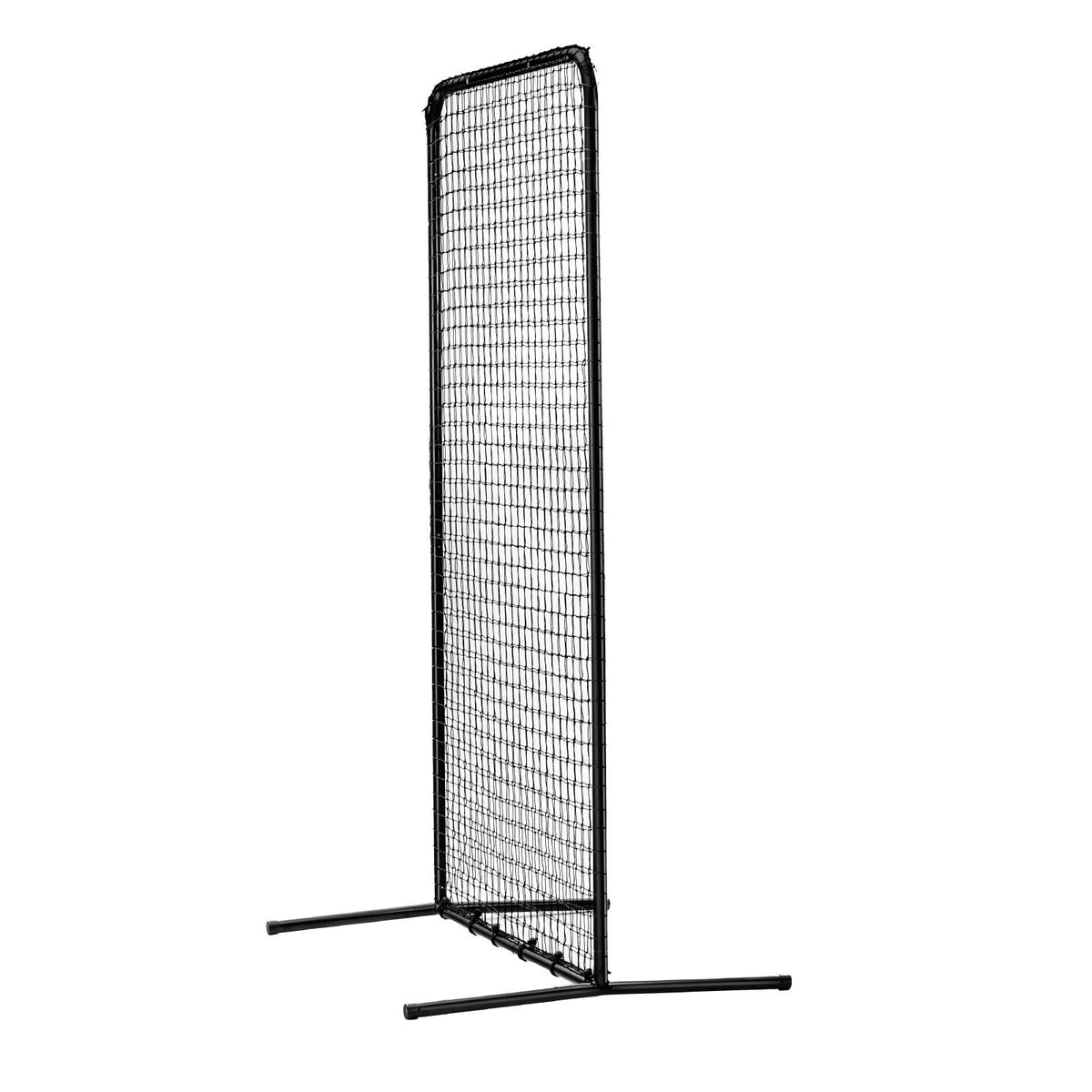 I Screen Baseball for Batting Cage, 7x4 ft Baseball Softball Safety Screen, Body Protector Portable Batting Screen with Carry Bag & Ground Stakes, Heavy Duty Pitching Net for Pitchers Protection