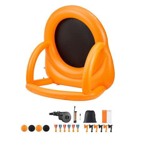 Inflatable Soccer Dart Board, over 6 ft High Giant Soccer Dart Board with 4 Kick Balls 6 Darts 6 Axe & Air Pump, 3-Min Setup, Ideal for Giant Yard Games, Giant Kick Darts Game, Soccer Dart Game