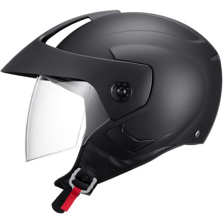 Motorcycle Helmet, 3/4-Face, Smart Street ABS & High Density Helmet with Interchangeable Lens, DOT Approved Comfortable Motocross Helmet, Fit for Youth & Adults
