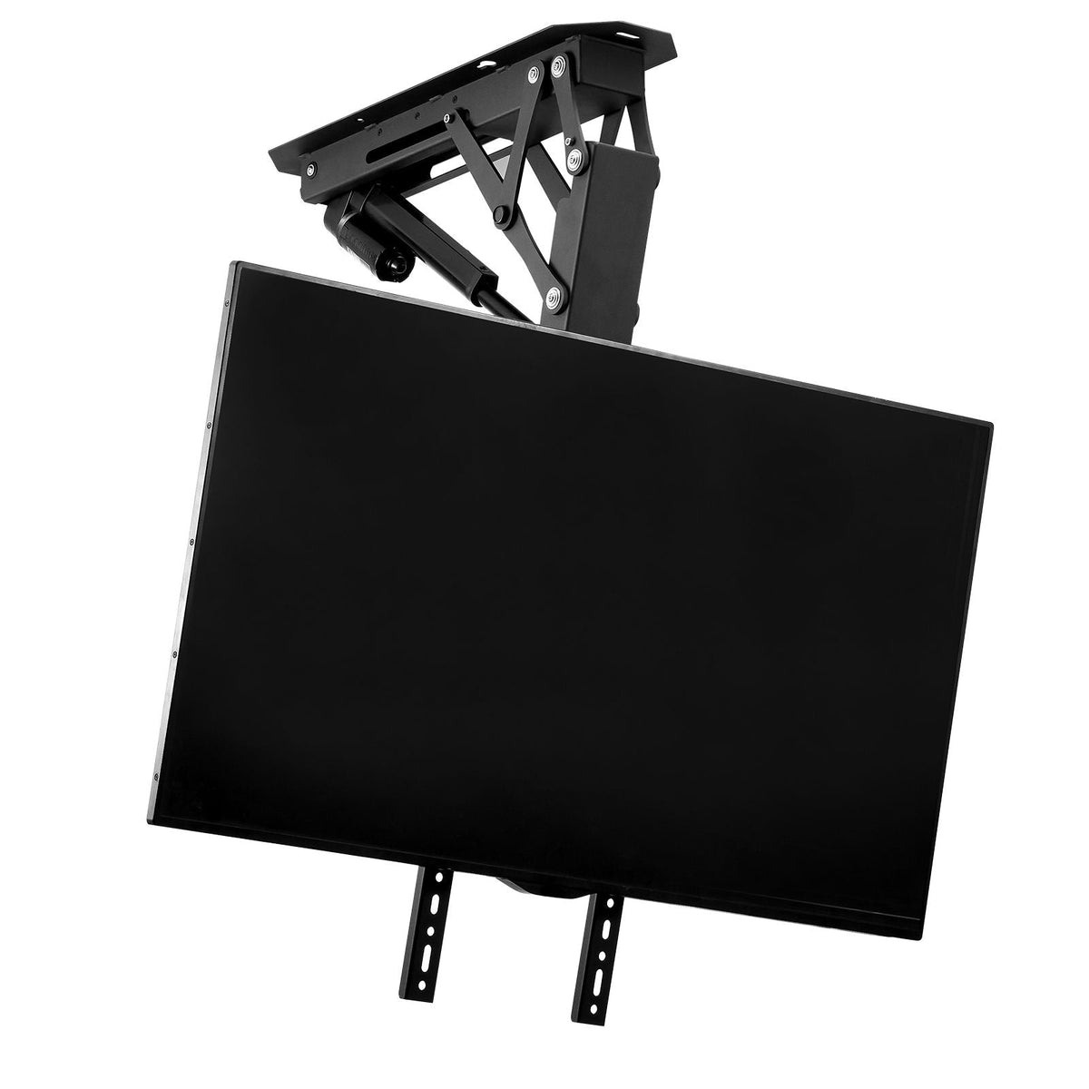 Motorized Ceiling TV Mount, TV Wall Mount for 32 to 65 Inch TV, Electric Adjustable Ceiling TV Mount, Motorized Flip Down TV Mount Bracket with Max VESA 24 x 24 in, Fits TVs Up to 88 lbs
