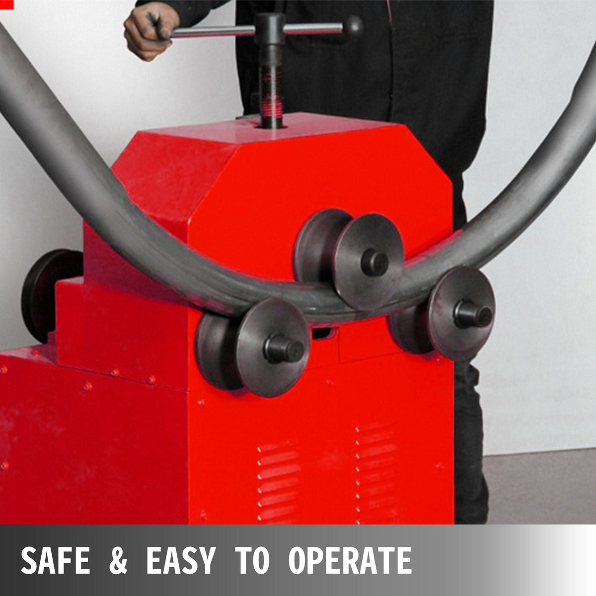 Pipe Tube Bender, 9 Round and 8 Square Die Set Electric Pipe Tube Bender 1.5KW Multi-function Electric Pipe Bender