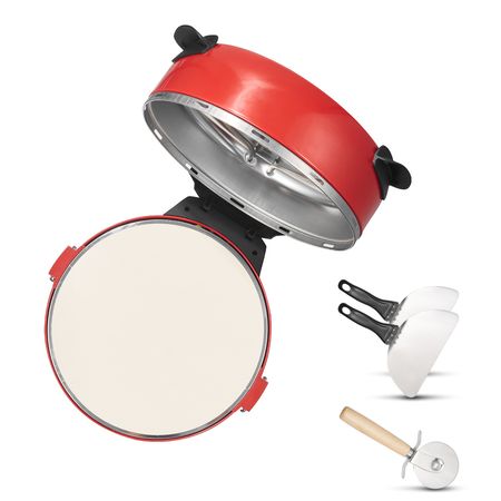 Pizza Oven, 14 in Electric Pizza Maker, 1600W Electric Pizzas Cooker with Cordierite Stone, 5-Mode Temperature Control, Viewing Window for Precise Cooking, Heats up to 698 ˚F, for Home Kitchen