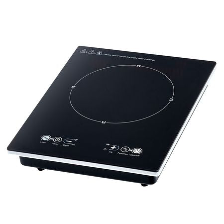 Portable Induction Cooktop, 1800W Electric Induction Burner with 9 Temperature Settings, Countertop Induction Hot Plate with 3H Timer, Child Lock, Easy to Clean, for Home Kitchen Cooking
