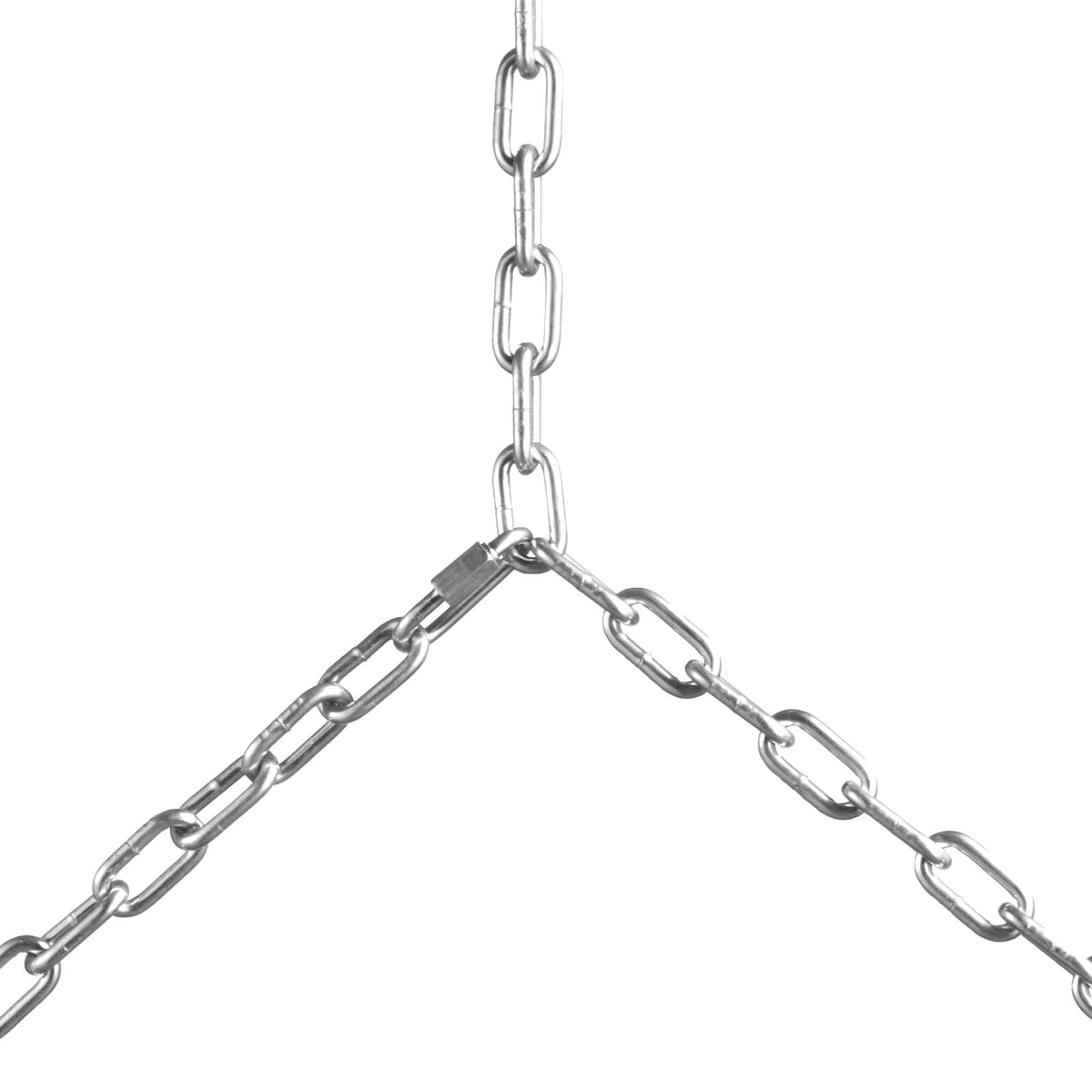 Proof Coil Chain, 3/16" x 250', 1100 lbs Safe Working Load, Zinc Plated Proof Tested Coil Chain with Two Quick Links, Galvanized Carbon Steel Link Chain for Towing, Hanging, Camping, Pet Towing