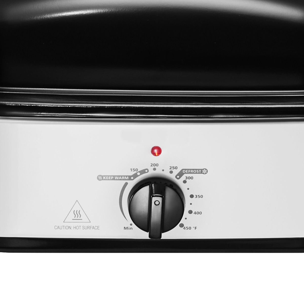 Roaster Oven, 18QT Electric Roaster Oven, 150-450 F Adjustable Temp Electric Roasting Pan, Multifunctional Electric Roaster Oven with Self-Basting Lid, Removable Pan and Rack for Holiday