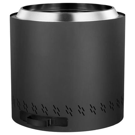 Smokeless Fire Pit Stove Bonfire, H: 15.4 in x Dia: 15.7 in ,Wood Burning Fireplaces with Removable Ash Pan, SUS430 Stainless Steel Inner Portable Outdoor Firepit,for Outdoor Patio Camping
