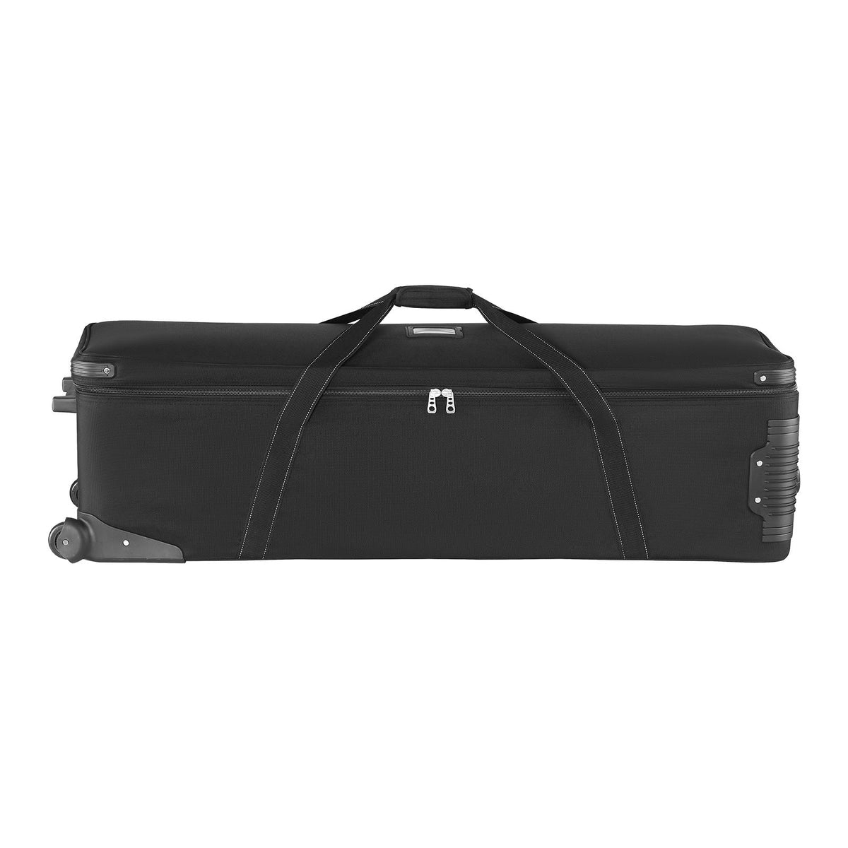 Studio Equipment Trolley Case, 51.57 x 14.37 x 14.96 in / 131 x 36.5 x 38 cm, Rolling Camera Bag, Carrying Bag with Wheels Straps Padded Compartment Handle, for Light Stands, Tripods, Telescopes