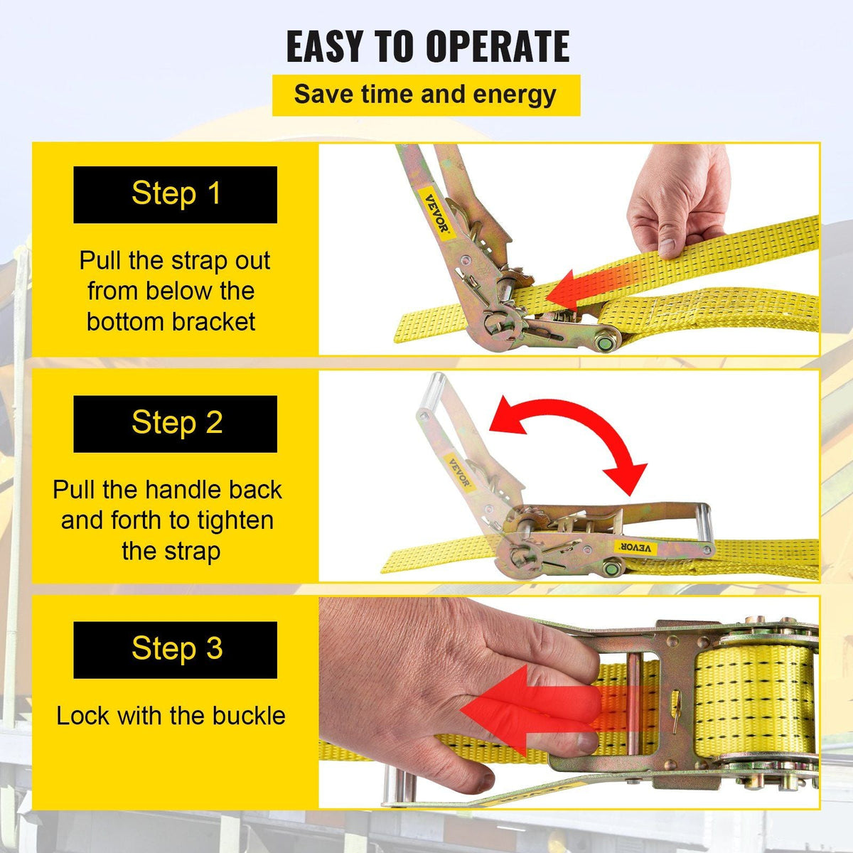 Ratchet Tie Down Straps, 2'' x 15.6' Heavy Duty Ratchet Straps with Snap Hooks, 4000 lbs Working Load, 4 Pack Tie Down Set Includes 8 Axle Straps for Moving Motorcycle, Cargo & Daily Use