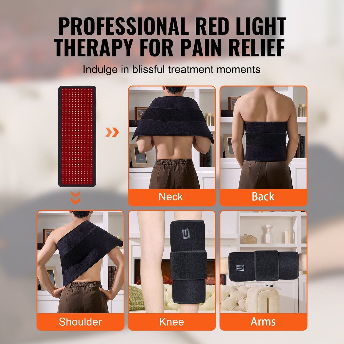 Red Light Therapy Mat for Body, 400PCS 3-Chip LED Light Therapy Pad with Controller, 10Hz Pulse, 5-30 Min Timer, 660nm Red & 850nm Near Infrared Light Therapy Blanket for Pain Relief, Skin Healt