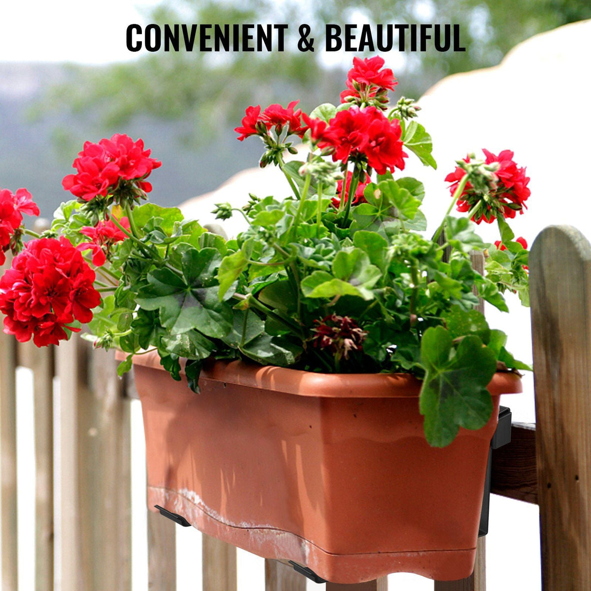 Window Box Brackets 88lbs Planter Box Brackets 35.4 x 7.8 x 5.9 in Black Planter Mounting Bracket Iron Material Black Window Box Hanger Bracket for Flower Box Durable Window Box Holder