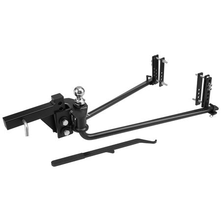Weight Distribution Hitch, 12000 lbs Max Towing & 1200 lbs Max Tongue, Weight Distributing Hitches Kit with Sway Control Includes 2 in Shank & 2-5/16 in Ball, Load Leveling Hitch for Trailers