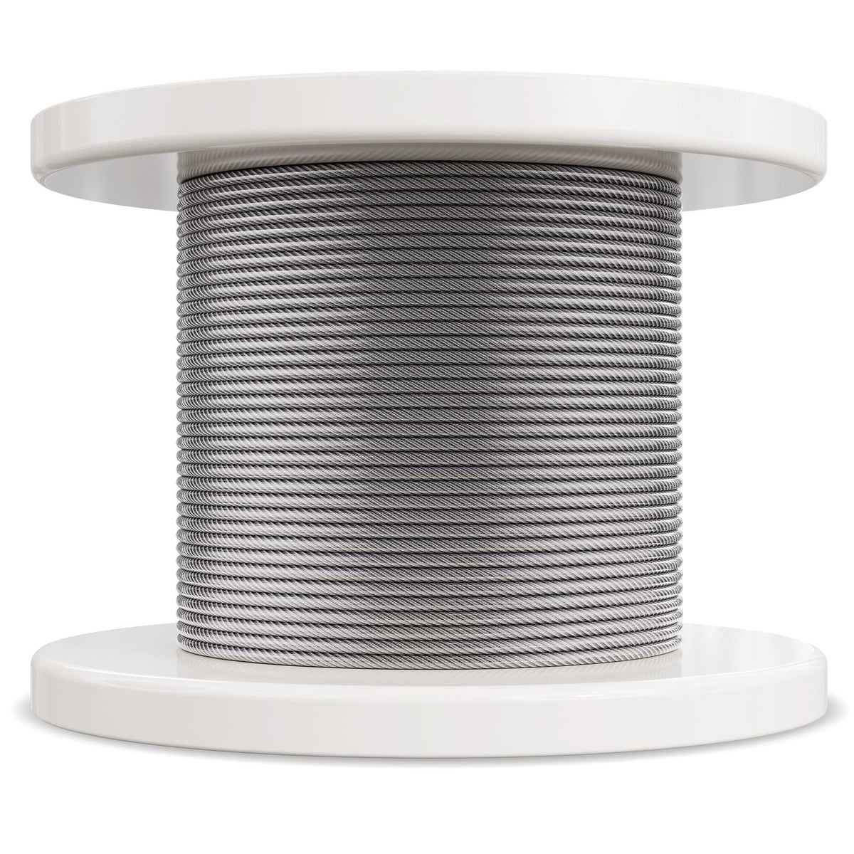 Wire Rope Kit, 1/8" 100 ft 304 Stainless Steel Cable with 59 Accessories, 650 lbs Breaking Strength, 7x7 Strands Construction Marine Aircraft Grade for Handrail Stair Decking Fence Outdoors