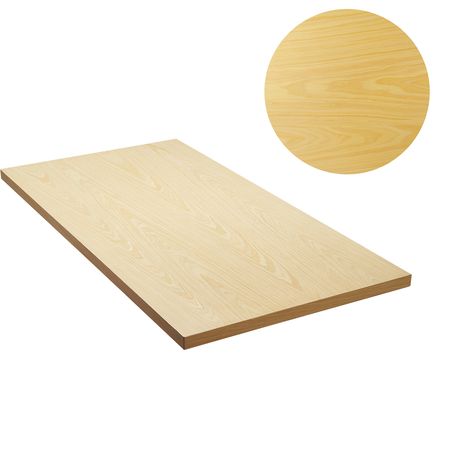 Wood Table Top, Holds up to 330 lb, 47.2" x 29.5" x 1.5" Rectangular Countertop for Height Adjustable Electric Standing Desk Frame, Universal Solid One-Piece Maple Desktop for Office & Home Desk