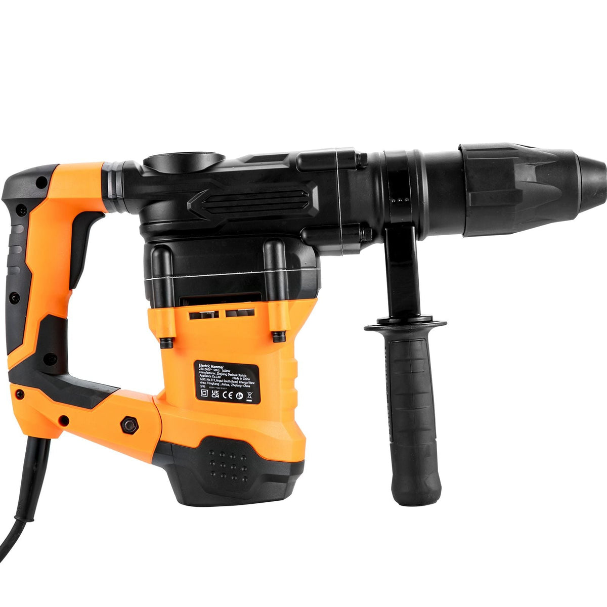 1-9/16 Inch SDS-Max Rotary Hammer Drill, 13Amp Corded Drills, Heavy Duty Chipping Hammers with Vibration Control & Safety Clutch, Electric Demolition Hammers Variable Speed, Power Tool For Concr