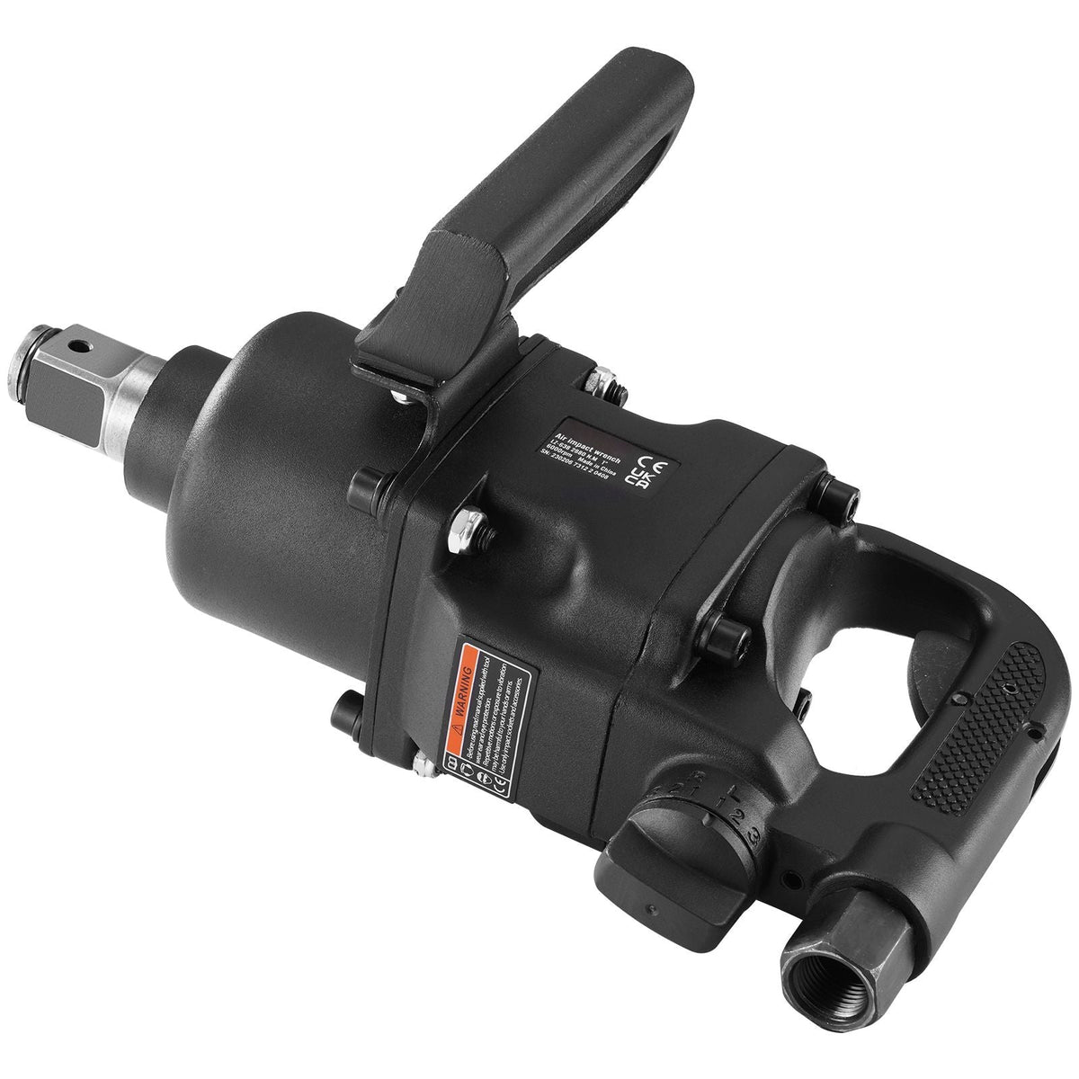 1 Inch Air Impact Wrench, Up to 2730 ft-lbs Reverse Torque Output 1" Pneumatic Impact Gun Lightweight w/ 2 Handles for Heavy Duty Repairs and Maintenance