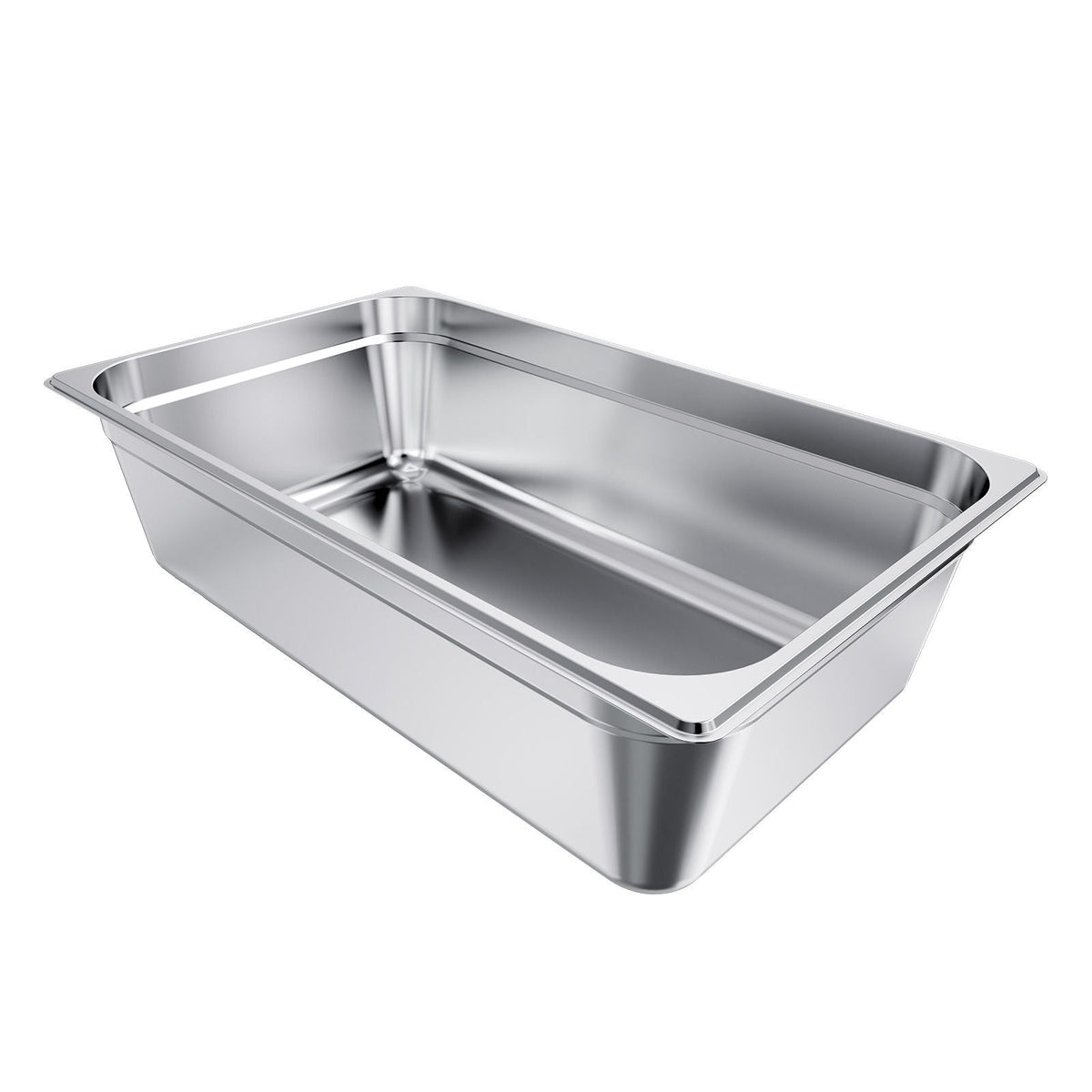 1 Pack Stainless Steam Hotel Pan, Full Size Table Steam Pan, 6 Inch Deep Anti Jam Restaurant Supplies Reusable Rustproof Catering Storage for Home, Party, Restaurant, Hotel, Buffet