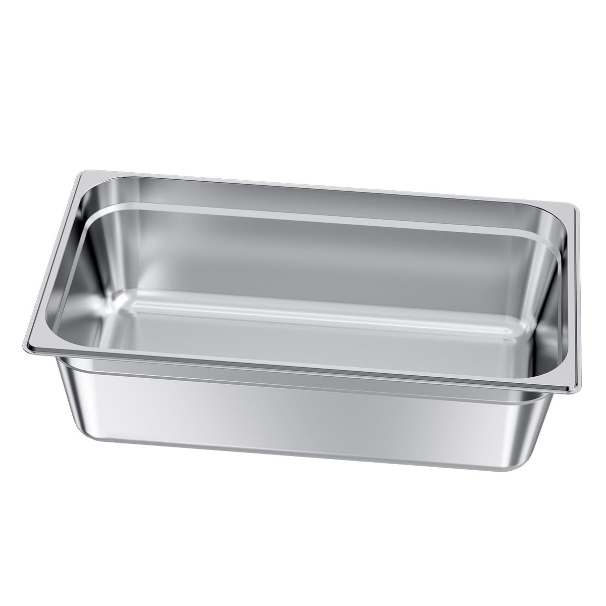 1 Pack Stainless Steam Hotel Pan, Full Size Table Steam Pan, 6 Inch Deep Anti Jam Restaurant Supplies Reusable Rustproof Catering Storage for Home, Party, Restaurant, Hotel, Buffet