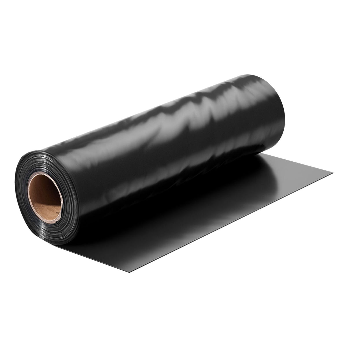 10 Mil Plastic Sheeting Heavy Duty 5' x 100', Thick Plastic Sheeting Roll, Plastic Drop Cloth Painters Tarp, Polyethylene Covering for Crawl Space Vapor Barrier, Multi-Purpose, Black