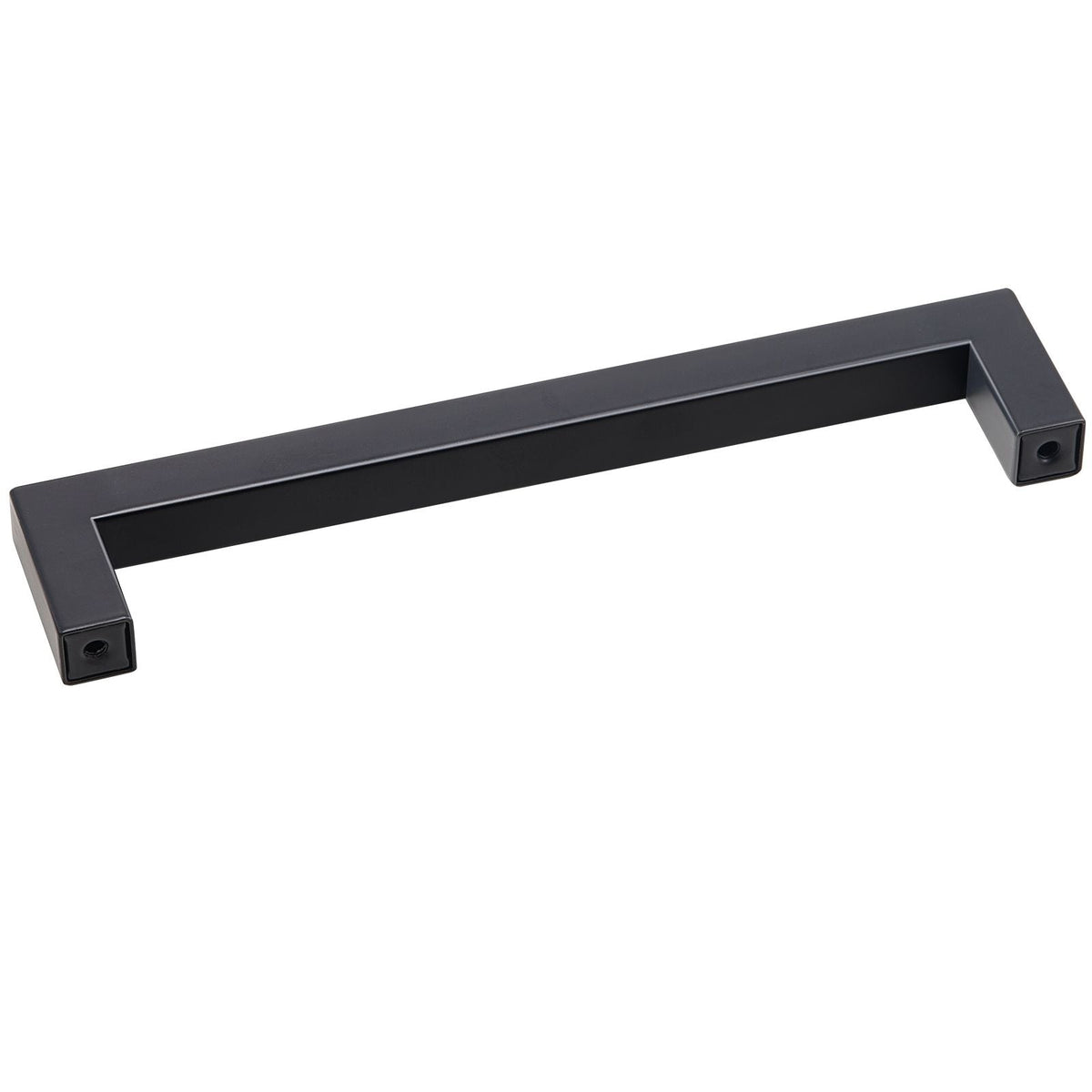 10 Pack Cabinet Pulls, 6.3in / 160mm Center to Center Slim Square Kitchen Cabinet Drawer, Stainless Steel Modern Kitchen Cupboard Door Handles for Kitchen Bathroom Bar Hardware Matte Black