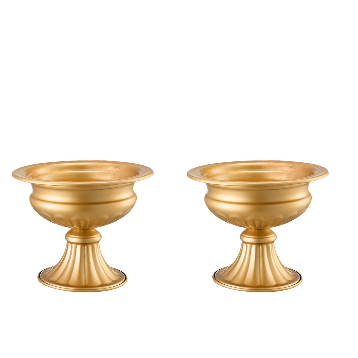10PCS 16cm/6.3' Tall Wedding Flower Vase, Metal Wedding Centerpiece, Gold Floral Arrangement Stand Display Rack for Tables Wedding Dinner Party, Anniversary Ceremony Birthday Event Decor