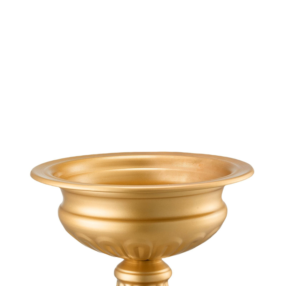 10PCS 16cm/6.3' Tall Wedding Flower Vase, Metal Wedding Centerpiece, Gold Floral Arrangement Stand Display Rack for Tables Wedding Dinner Party, Anniversary Ceremony Birthday Event Decor