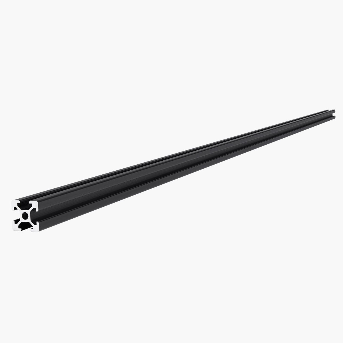 10PCS 39.4in (1000mm) T Slot 2020 Aluminum Extrusion Profile, European Standard Anodized Linear Rail, High-Strength Extruded Aluminum Rail for 3D Printer, CNC Machine DIY, Laser Engraving, Black
