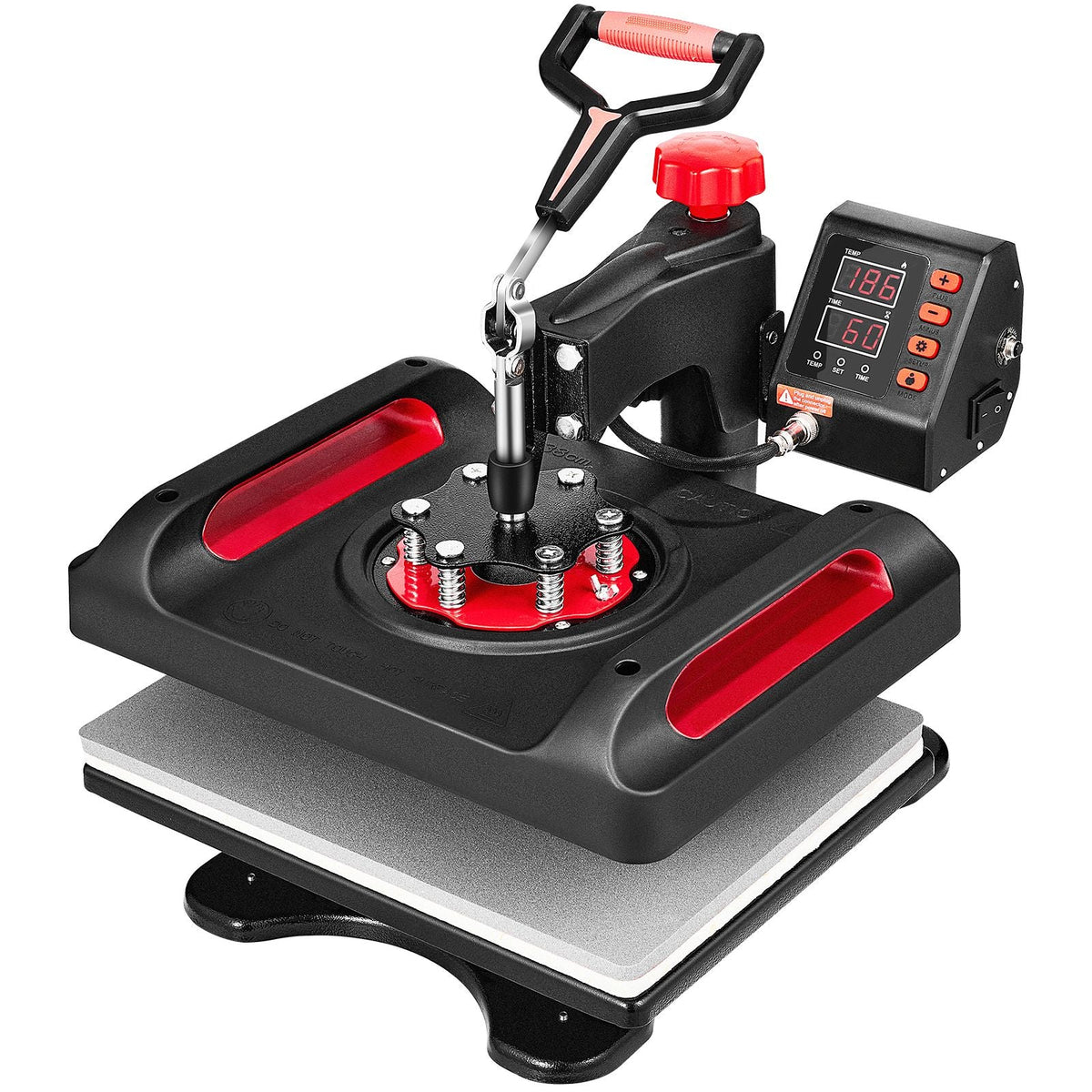 11 in 1 Heat Press, 12 x 15 Inch, Multifunctional Clamshell Printer, Digital Dual-Tube Heat Press Transfer Machine, Swing Away Sublimation Machine for T-Shirt Shoes, 360° Swing Away Design