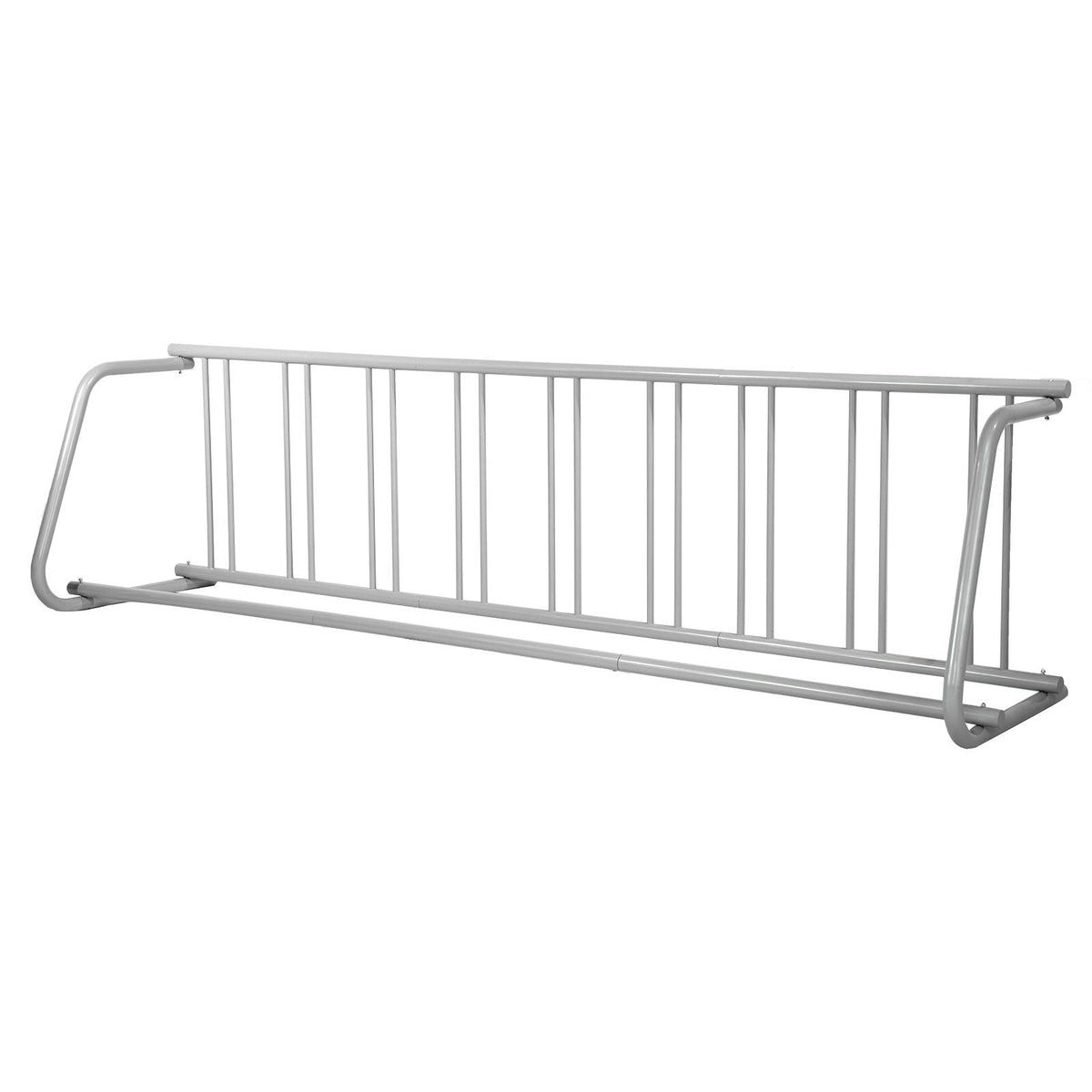 111\" Length Floor Bike Rack, 9 Holders All-Steel Grid Bike Rack, Single-Side Storage Stand for Garages Streets Yards