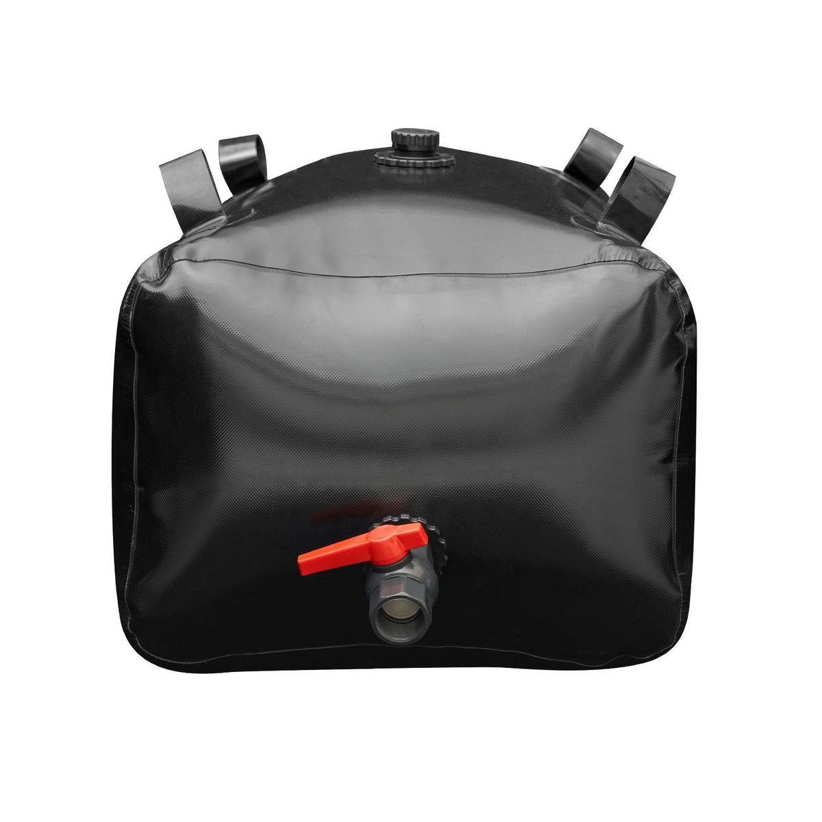 113 L/29.85 Gal Water Storage Bladder, Portable RV Water Tank, 1000D PVC Collapsible Water Storage Containers, Soft Water Bag, Water Bladder, Fire Prevention, Camping, Emergency Water Use, Black