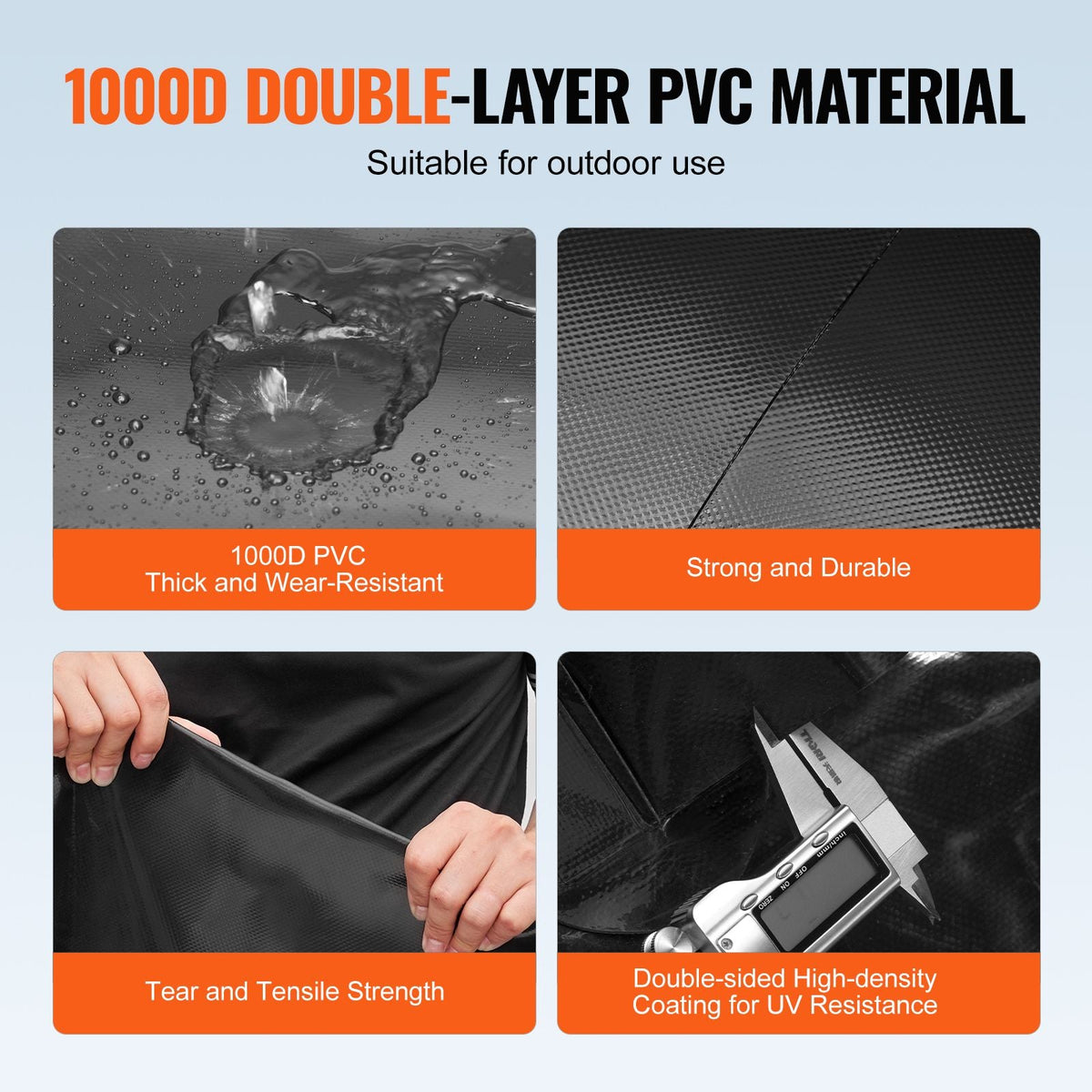 113 L/29.85 Gal Water Storage Bladder, Portable RV Water Tank, 1000D PVC Collapsible Water Storage Containers, Soft Water Bag, Water Bladder, Fire Prevention, Camping, Emergency Water Use, Black