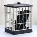 Mobile Phone Jail Mobile Phone Cage - Smartphone Stand Holder with Secure Storage for Home Office Classroom Cool Party Gadget Fun Novelty