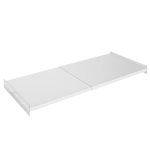 SANNO Expandable Closet Shelf Organizer, 17-31" Tension Shelf - DIY Expandable Shelf Dividers for Cabinet, Pantry, Wardrobe, Kitchen, Space-Saving Organizer, 1 Pack - size: 17-31'' x 11.8''W