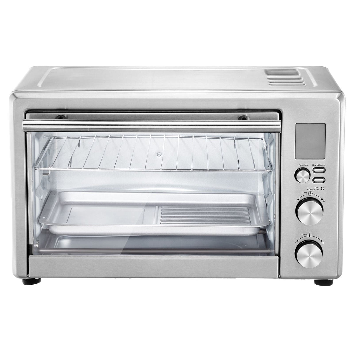 13-IN-1 Air Fryer Toaster Oven, 28L/29.6Qt Convection Oven, 1800W 2-Tier Toaster Ovens Countertop Combo with Wire Racks, Pizza Pan, Gloves, Home and Commercial Use