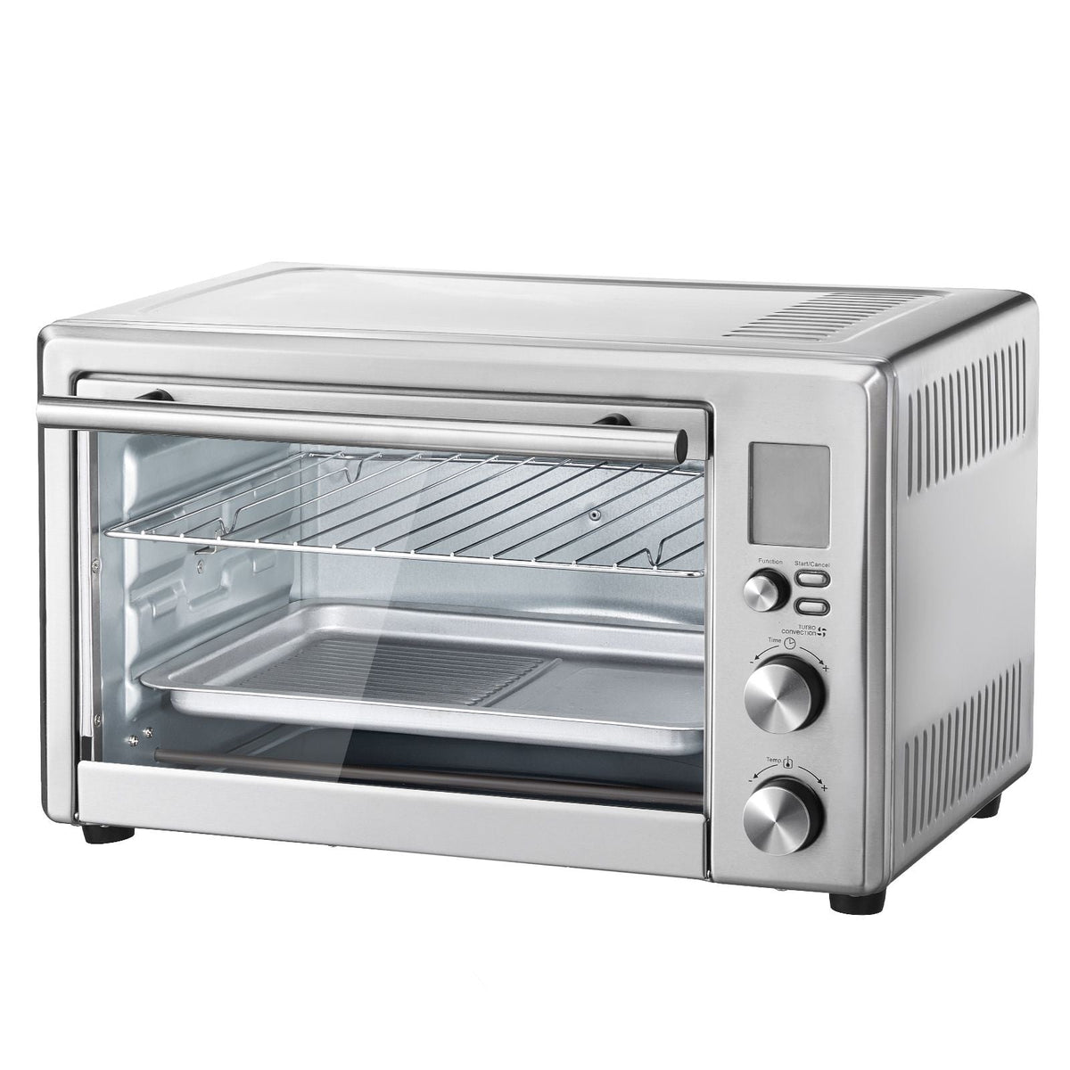 13-IN-1 Air Fryer Toaster Oven, 28L/29.6Qt Convection Oven, 1800W 2-Tier Toaster Ovens Countertop Combo with Wire Racks, Pizza Pan, Gloves, Home and Commercial Use