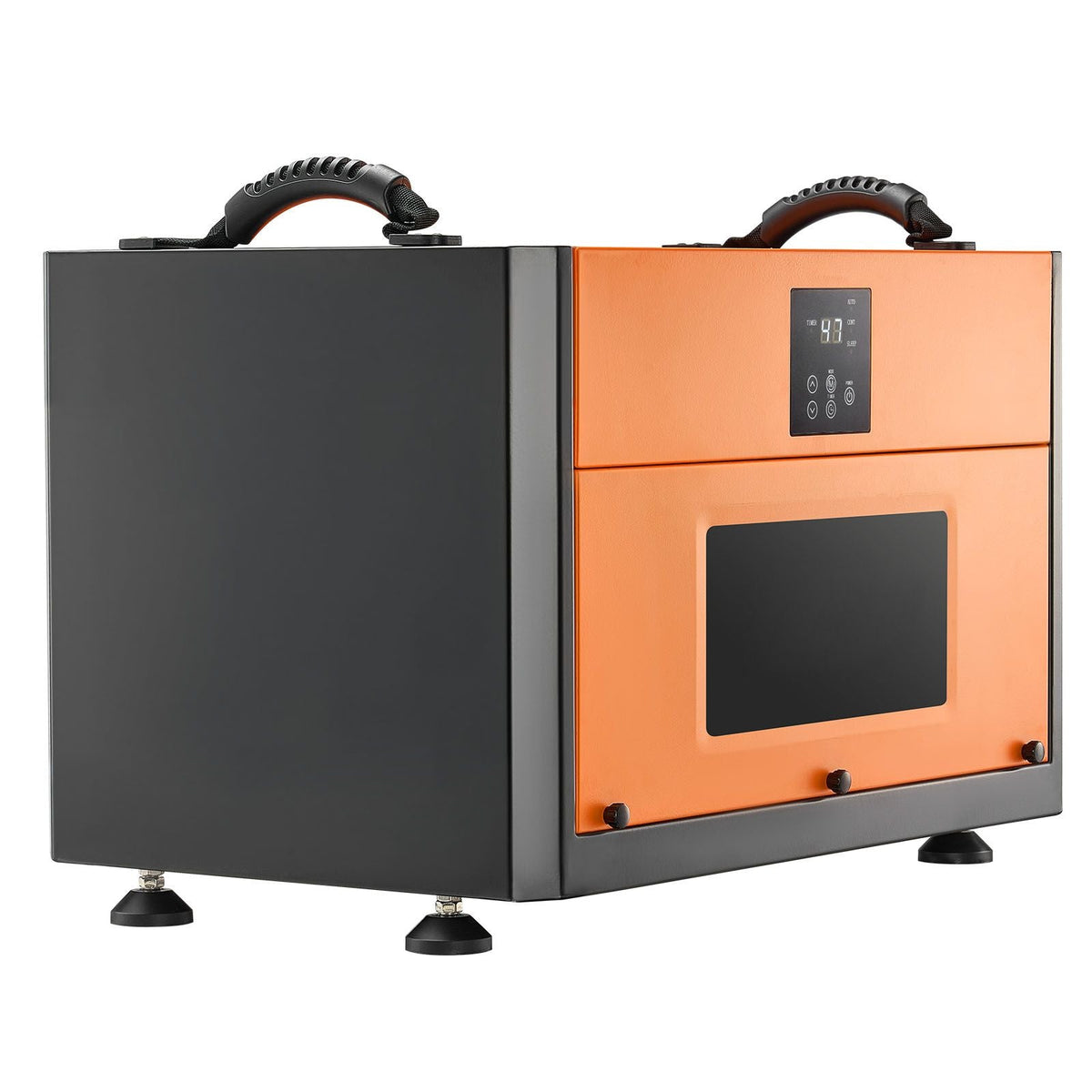 156 Pints Commercial Dehumidifier with Drain Hose, Portable Crawl Space Dehumidifiers for Basement Storage Room Industrial Grade, Auto Defrost/Drainage, Heavy-duty Galvanized Steel, LED Indicate