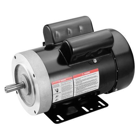 1.5HP Electric Motor 1725 rpm, AC 115V/230V, 56C Frame, Air Compressor Motor Single Phase, 5/8" Keyed Shaft, CW/CCW Rotation for Agricultural Machinery and General Equipment