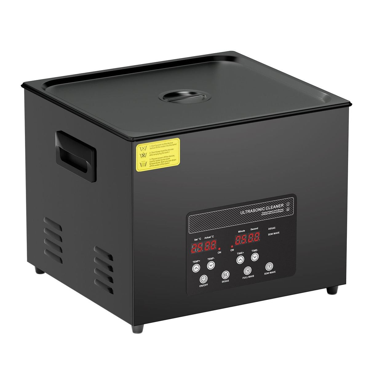 15L Ultra Sonic Cleaner, 360W Digital Ultrasonic Cleaning Machine with Gentle Mode & Upgraded Degassing, 40kHz Industrial Ultrasound Cleaner with Heater & Timer for Retainer, Jewelry, Tools